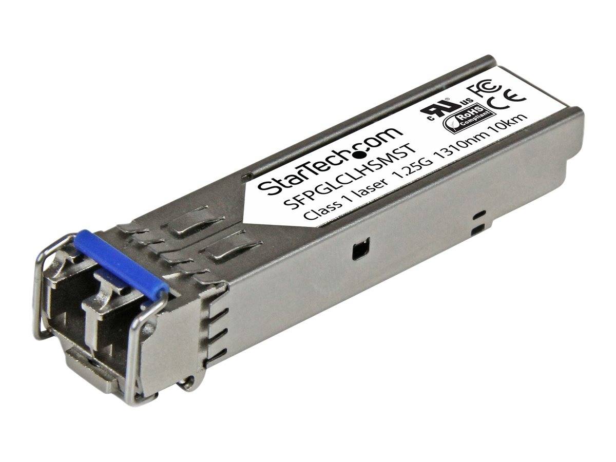 SFP-Faseroptik-Transceiver-Modul mit Bezeichnung StarTech.com SFPGLCLHSMST, Laser-Klasse 1, 1310nm 10km.