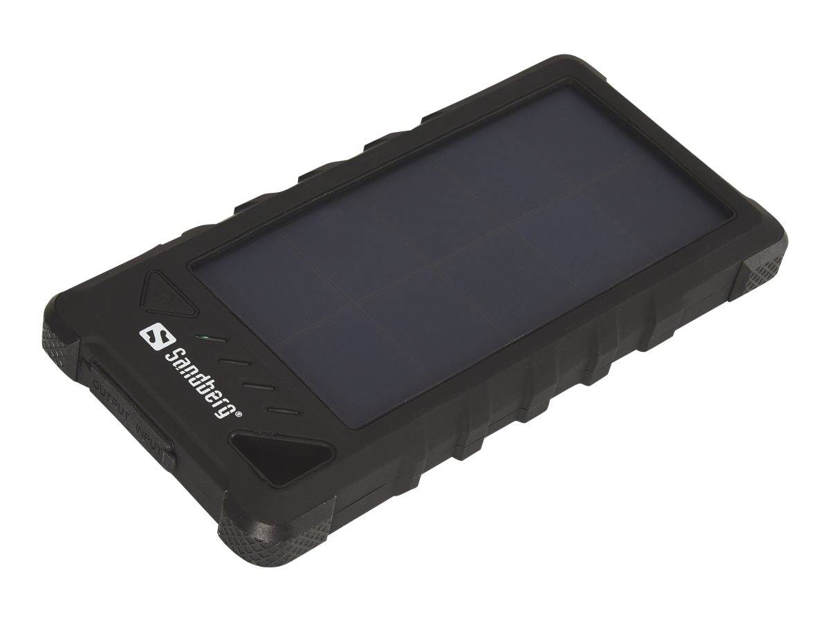 Sandberg Outdoor Solar Powerbank 16000 - Solar-Powerbank - Li-Ion - 16000 mAh - 3.4 A - 2 Ausgabeanschlussstellen (USB)
