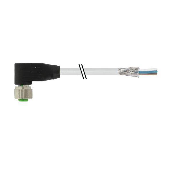 Murrelektronik M12 Bu. 90° A-kod. freies 7000-17141-2912000
