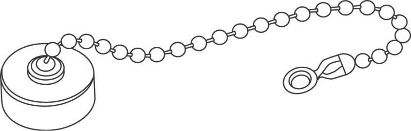 Eine einfache Linienzeichnung einer geneigten Kette von Kugeln, die durch gerade Linien miteinander verbunden sind und ein mechanisches oder molekulares Konzept veranschaulichen.