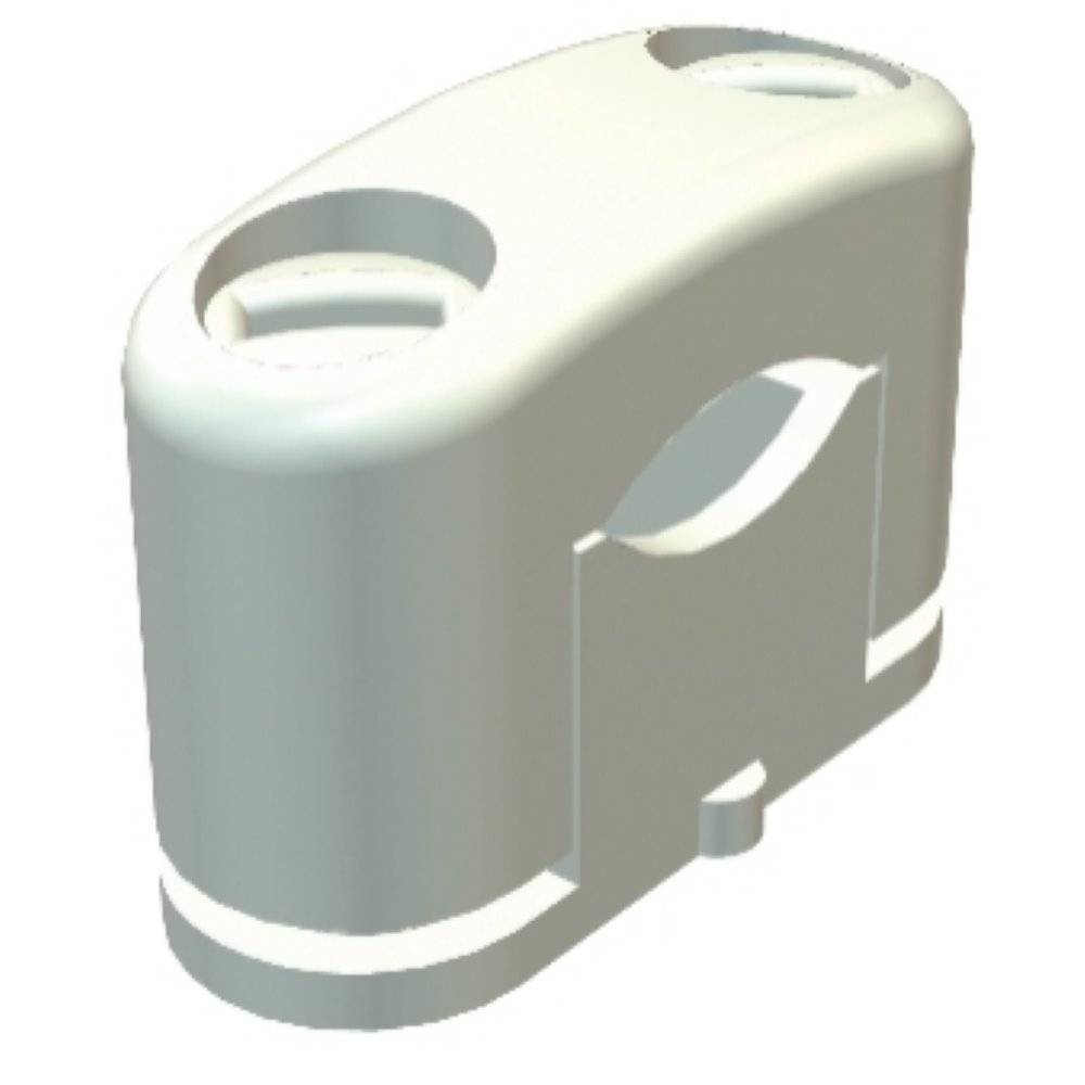 OBO SOM-Schelle 15-25mm Polystyrol lichtgrau RAL7035 - 3081 LGR - 2124254 - 1 Stück