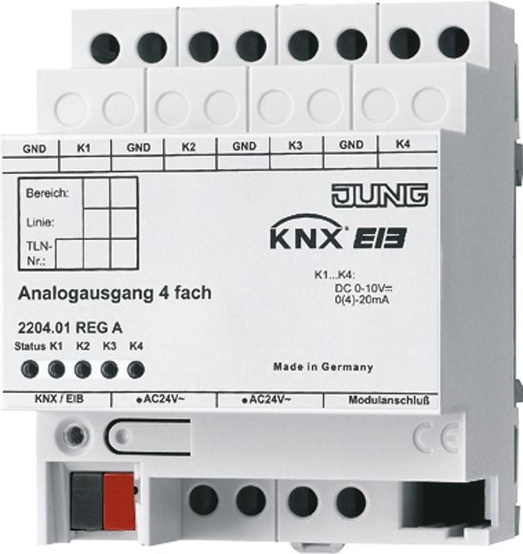Jung KNX Analogausgang 4-fach 2204.01 REGA