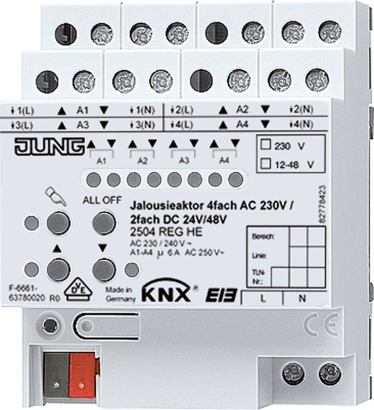 Jung KNX Jalousieaktor 2504 REGHE