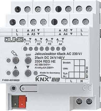 Jung KNX Jalousieaktor 2504 REGHE