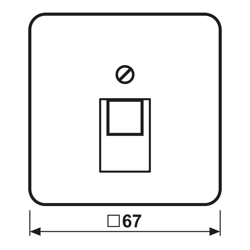 Jung Abdeckung gr CD 569-1 UA GR