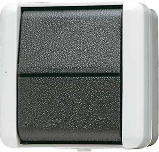 Jung Wippschalter 803 W 803W grau Kunststoff