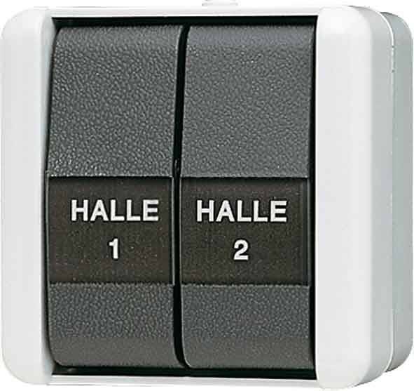 Jung Doppel-Taster 10AX 250V 835 NAW