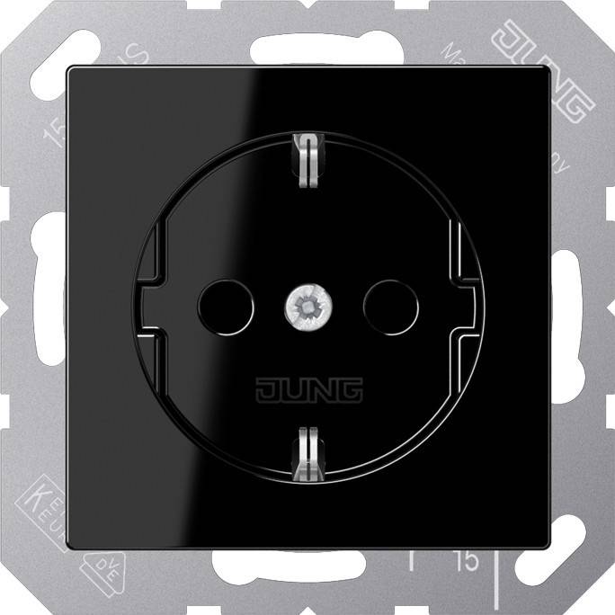 Jung SCHUKO-Steckdose A 1520 BFKI SW