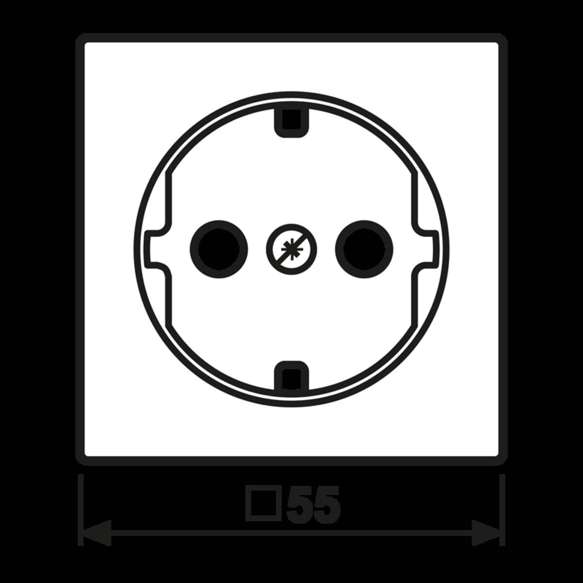 Jung Zentralplatte A 1520 PL WW