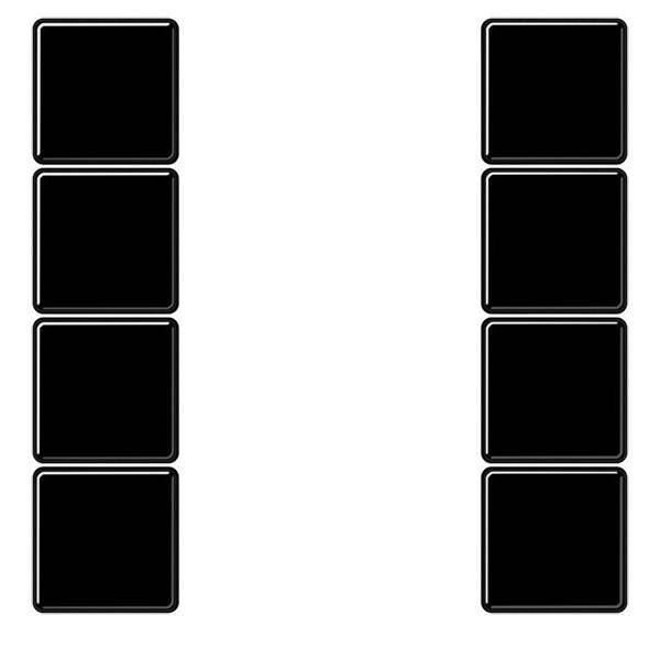 Jung Tastensatz, 4fach A 504 TSA SW