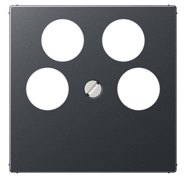 Jung Abdeckung 4-Loch-Sat A 561-4 SAT2 ANM