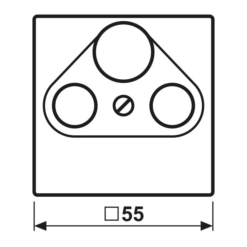 Jung Abdeckung mokka A 561 PLSAT MO