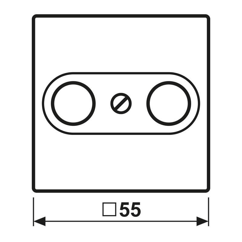 Jung Abdeckung ws ABA 561 PLTV