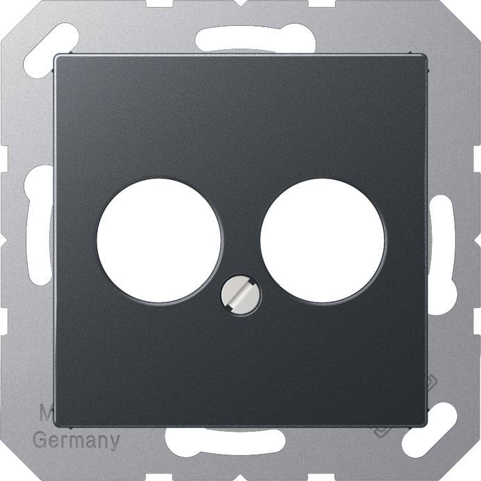 Jung Abdeckung Lautspr. 2-fach A 562-2 BF ANM