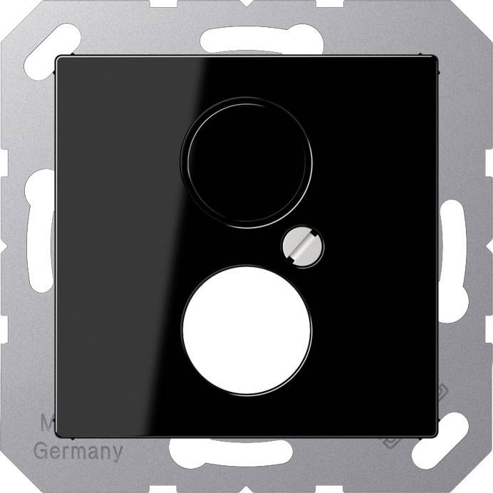 Jung Abdeckung Lautspr. 1-fach A 562-1 BF SW