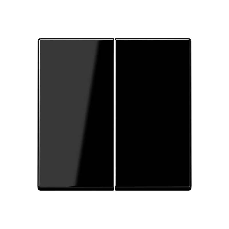 Jung Wippe 2fach, Thermoplast, Serie A, schwarz A595BFSW