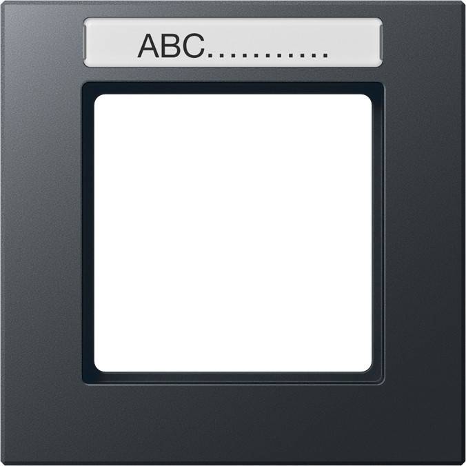 Jung Rahmen 1-fach Schriftfeld AC 581 BFNA ANM