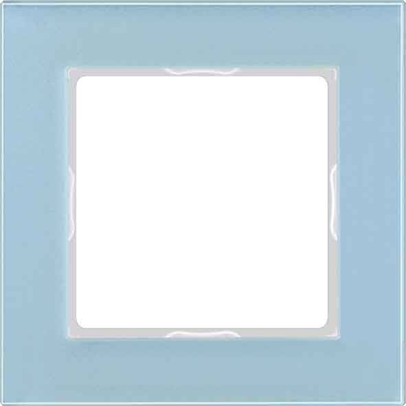 Jung Glasrahmen 4-fach bl/gr AC 584 GL BLGR