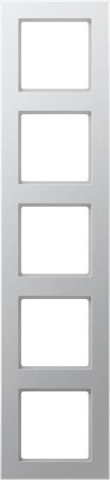 Jung Rahmen 5-fach alu AC 585 AL