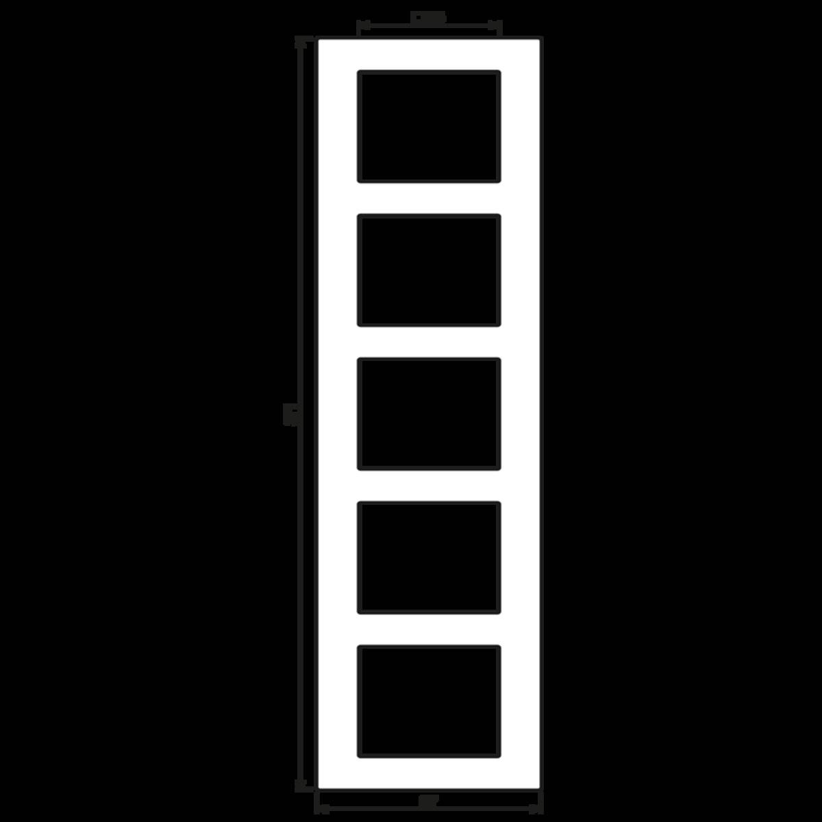 Jung Rahmen 5-fach AC 585 BF ANM