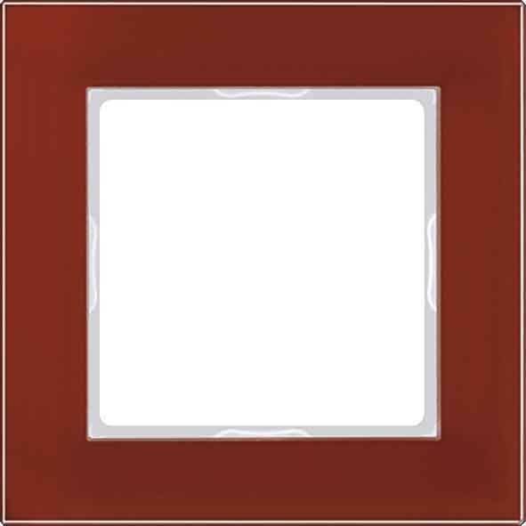 Jung Glasrahmen 5-fach rt AC 585 GL RT