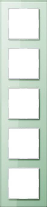 Jung Glasrahmen 5-fach mt/ws AC 585 GL WMT