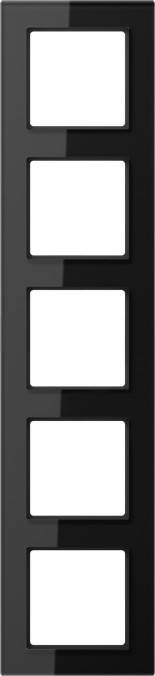 Jung Rahmen 5-fach AC 585 BF SW