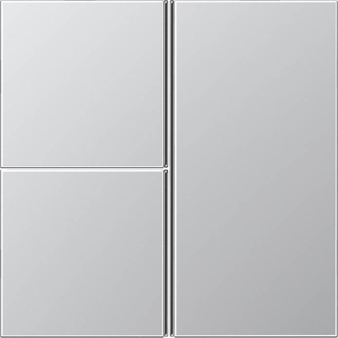 Jung Tastensatz 3-fach alu AL 2403 TSA