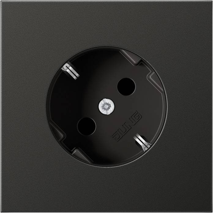 Jung SCHUKO-Steckdose anth lack AL 2520-45 AN