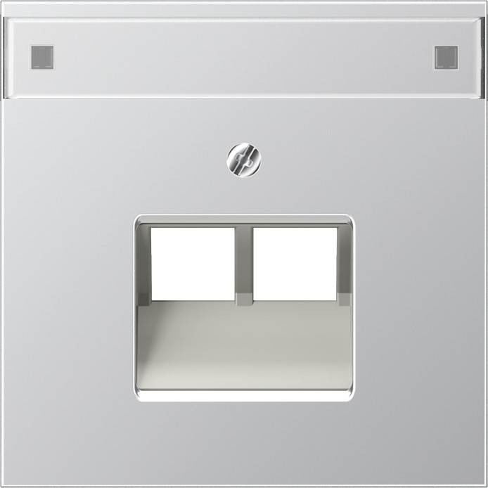 Jung Abdeckung Schriftfeld alu AL 2969-2 NAUA