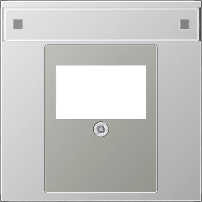 Jung Abdeckung Schriftfeld alu AL 2969 T NA