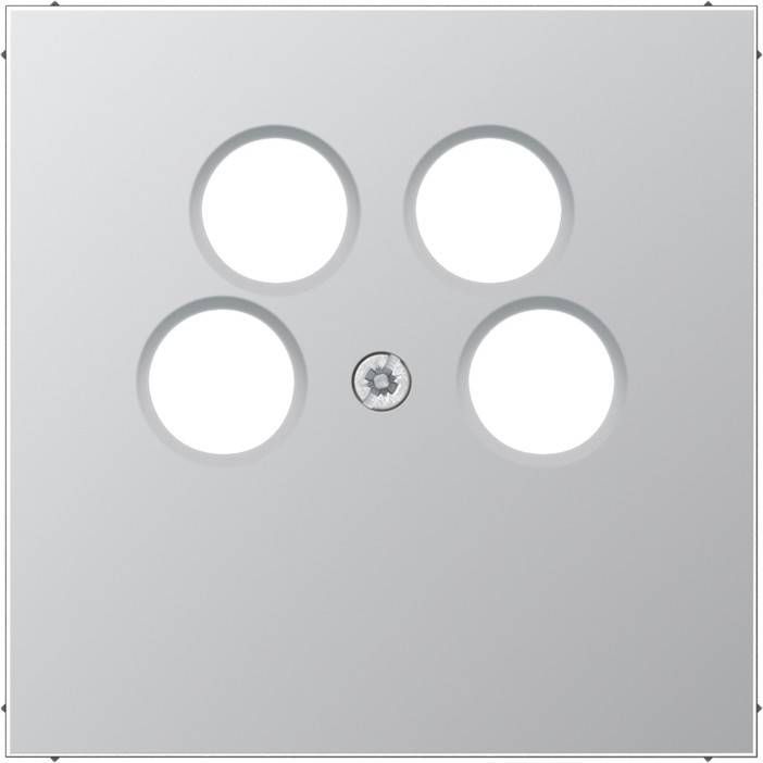 Jung Abdeckung alu AL 2990-4 SAT2