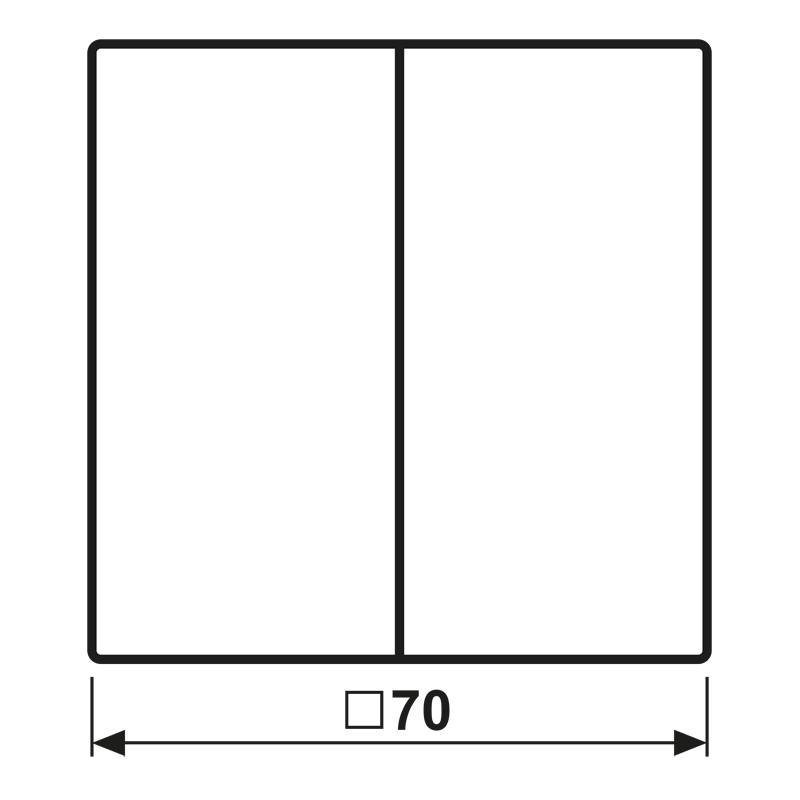Jung Wippe geprägtes Symbol ES 2995 PP