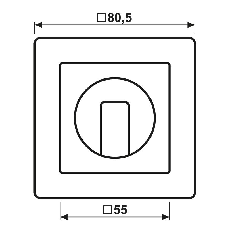 Jung Abdeckung, volle Platte AS 1541