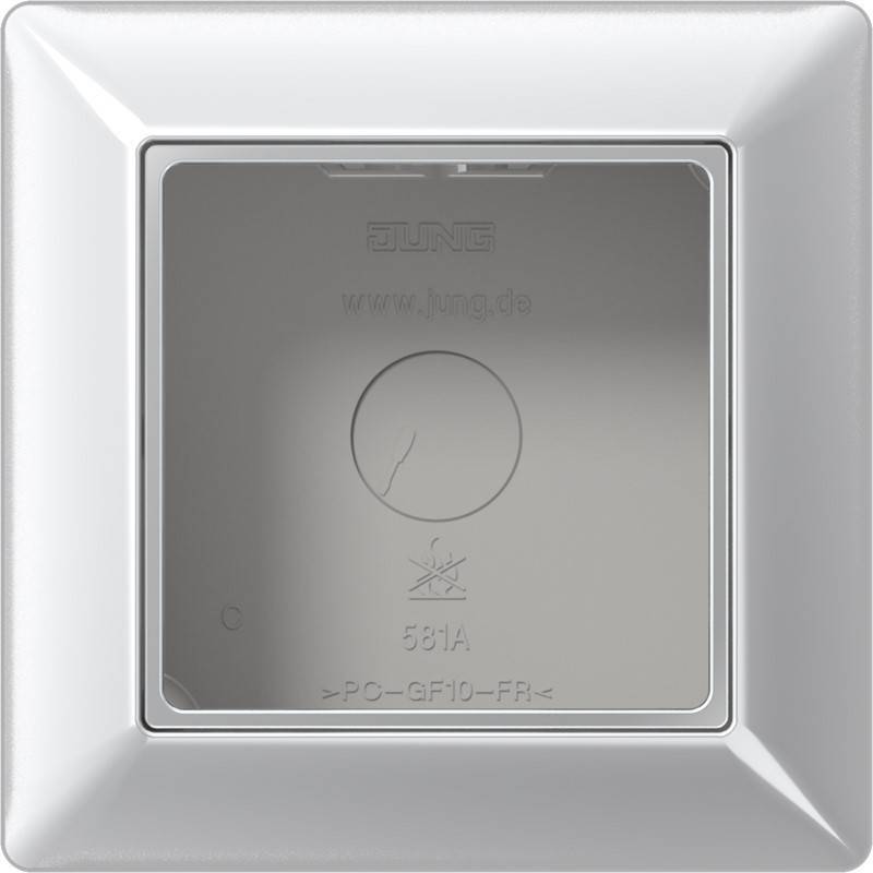 Jung AP-Kappe 1-fach alu AS 581 A AL
