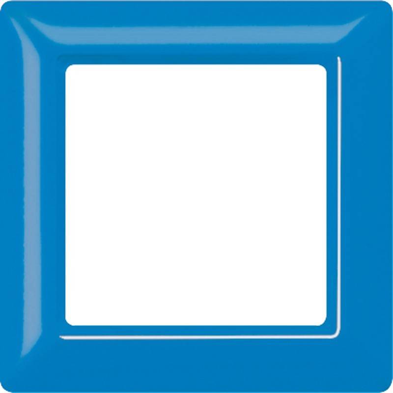 Jung Rahmen 1-fach bl AS 581 GL BL