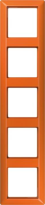 Jung Rahmen 5-fach orange AS 585 BF O