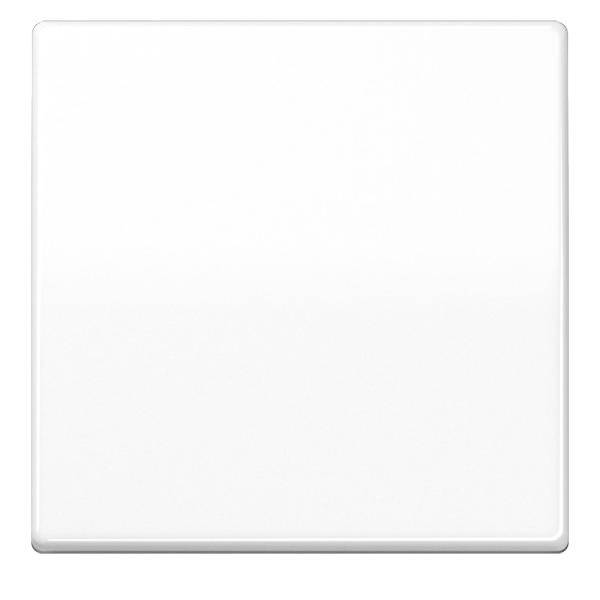 Eine schlichte weiße Keramikfliese mit glänzender Oberfläche, die ein glattes und minimalistisches Design präsentiert.