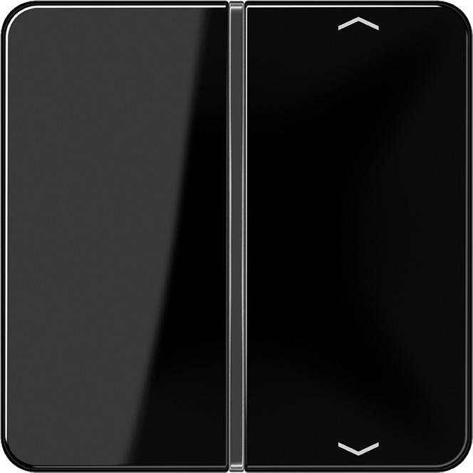 Jung Taste 1-fach sw CD 401 TSAP SW