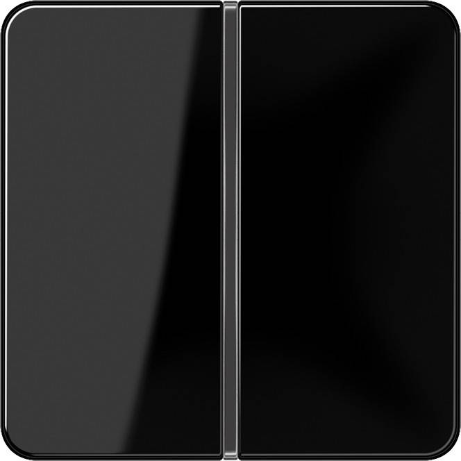 Jung Tastensatz 1-fach sw CD 401 TSA SW