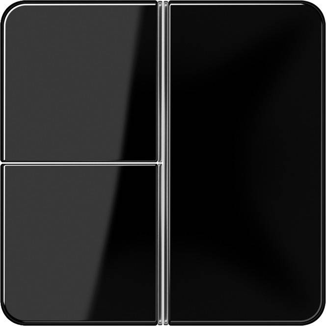 Jung Tastensatz 3-fach sw CD 403 TSA SW