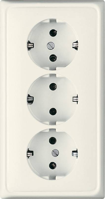 Jung KK-SCHUKO-Steckdose 3-fach CD 523