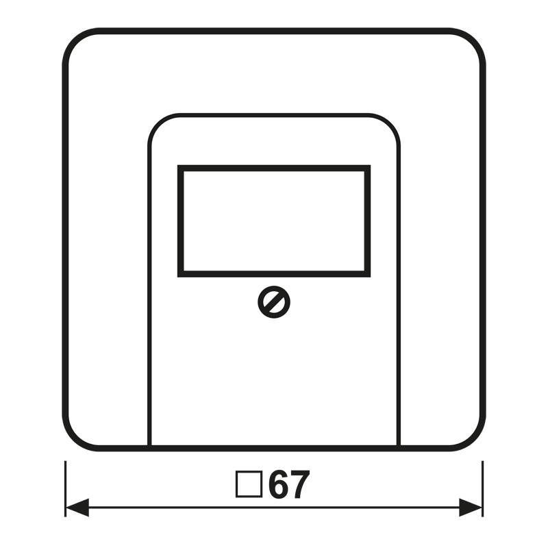 Jung Abdeckung pla CD 569 T PT