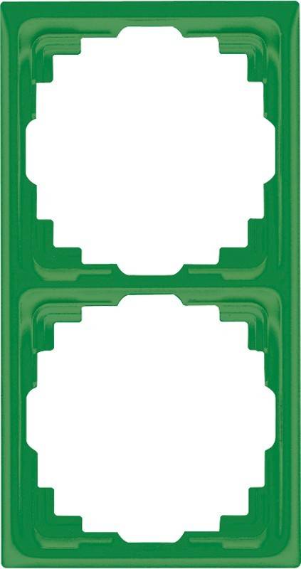 Jung Rahmen 2-fach gn CD 582 K GN