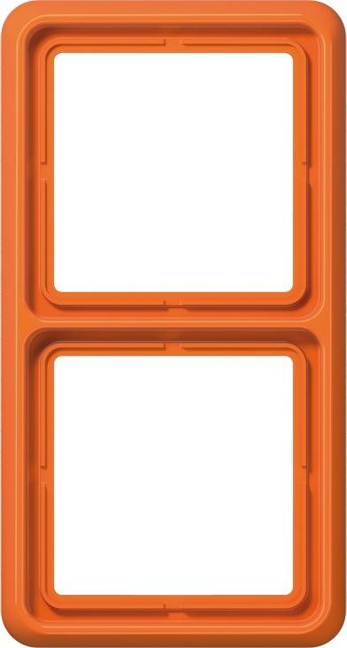 Jung Rahmen 2-fach orange CD 582 WU O