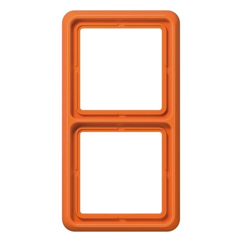 Jung Rahmen 2-fach orange CD 582 WU O