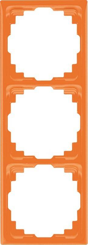 Jung Rahmen 3-fach orange CD 583 K O