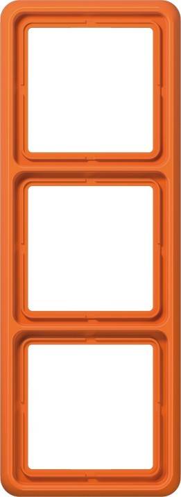 Jung Rahmen 3-fach orange CD 583 WU O