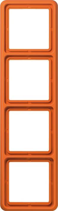 Jung Rahmen 4-fach orange CD 584 WU O