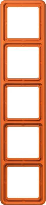 Jung Rahmen 5-fach orange CD 585 WU O